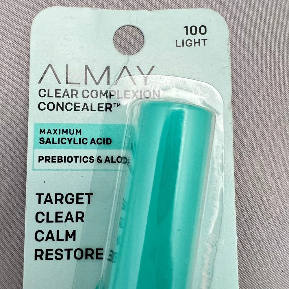 Almay Clear Complexion Concealer 100 Light NEW Salicylic Acid Acne Treatment